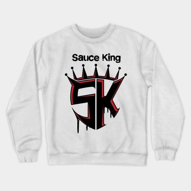 Sauce King Logo Crewneck Sweatshirt by mbailey003